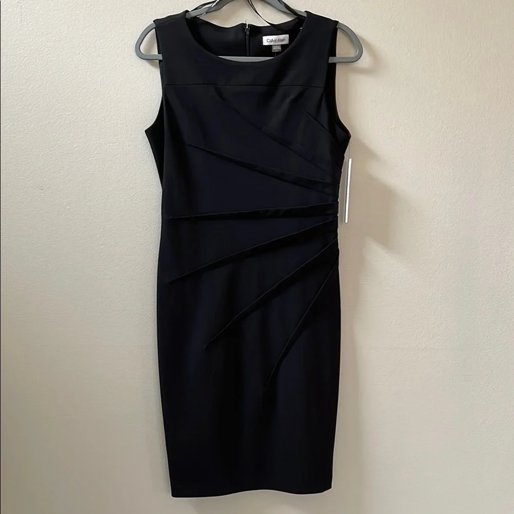 Calvin Klein Women's Sleeveless Sheath Starburst Dress, Sz 8